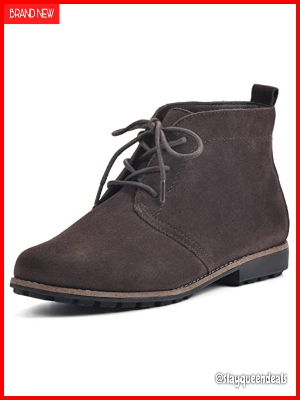 White Mountain Auburn Leather Ankle Boot Hiking Style Cushioned Insole Women's